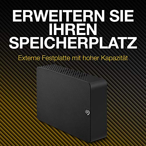 Seagate Expansion Desktop 18 TB externe Festplatte, 3.5 Zoll, USB 3.0, PC & Notebook, 2 Jahre Data Rescue Service, Modellnr.: STKP18000402 - EDV-Guru (Guru e.U.)