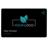 Personaliseerbare smartcard - digitaal visitekaartje - NFC - QR-code - EDV-Guru (Guru e.U.)