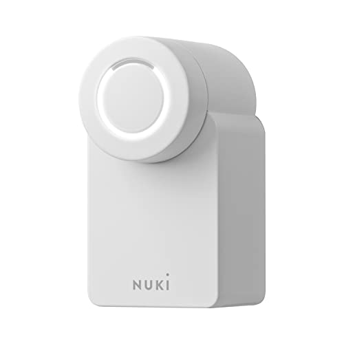 Nuki Smart Lock 3.0, smart door lock for keyless access without conversion, retrofittable electronic door lock, AV-TEST certified, white - EDV-Guru (Guru e.U.)