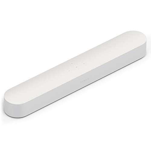 Умная звуковая панель Sonos Beam, белый — Компактная звуковая панель для телевизора и потоковой передачи музыки с Wi-Fi, голосовым управлением Alexa, Google Assistant и HDMI ARC — Совместимая с AirPlay музыкальная и ТВ-колонка — EDV-Guru (Guru e.U.)