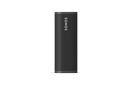 Altoparlante WLAN e Bluetooth Sonos Roam, nero - Altoparlante impermeabile con controllo vocale Alexa, Assistente Google e AirPlay 2 - Carillon esterno wireless con batteria per streaming musicale - EDV-Guru (Guru e.U.)