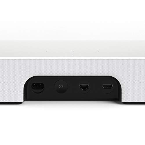 Умная звуковая панель Sonos Beam, белый — Компактная звуковая панель для телевизора и потоковой передачи музыки с Wi-Fi, голосовым управлением Alexa, Google Assistant и HDMI ARC — Совместимая с AirPlay музыкальная и ТВ-колонка — EDV-Guru (Guru e.U.)