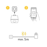 Nuki Bridge, WLAN Bridge, Smart Lock & Opener용 확장, WLAN 연결 가능, Smart Lock 원격 잠금, Smart Lock용 확장, Alexa, HomeKit, Google, 흰색 - EDV-Guru (Guru e.U.)