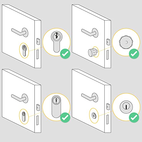 Nuki Smart Lock 3.0, smart door lock for keyless access without conversion, retrofittable electronic door lock, AV-TEST certified, white - EDV-Guru (Guru e.U.)