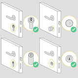 Nuki Smart Lock 3.0, smart door lock for keyless access without conversion, retrofittable electronic door lock, AV-TEST certified, white - EDV-Guru (Guru e.U.)