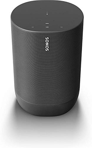 Έξυπνο ηχείο Sonos Move (αδιάβροχο ηχείο WiFi και Bluetooth με φωνητικό έλεγχο Alexa, Google Assistant και AirPlay 2 - ασύρματο εξωτερικό μουσικό κουτί με μπαταρία για ροή μουσικής) μαύρο - EDV-Guru (Guru e.U.)