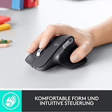 Logitech MX Master 3 Kabellose Maus, Bluetooth und 2.4 GHz Verbindung via USB-Empfänger, 4000 DPI Sensor, Ultra-schnelles Scrollen, Für alle Oberflächen, 7 Tasten, PC/Mac/iPadOS - Hellgrau - EDV-Guru (Guru e.U.)