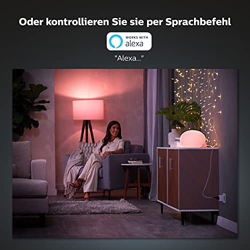 Philips Hue Smart Plug, Smart Socket, Tugma sa Amazon Alexa (Echo, Echo Dot), White - Edv -Guru (Guru E.U.)