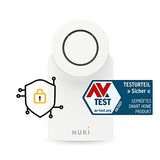Nuki Smart Lock 3.0, smart door lock for keyless access without conversion, retrofittable electronic door lock, AV-TEST certified, white - EDV-Guru (Guru e.U.)