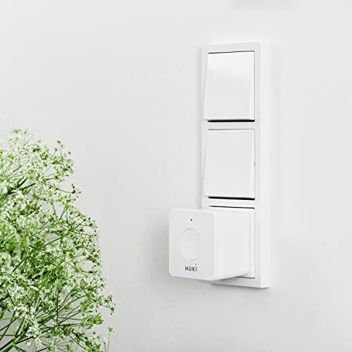 Nuki Bridge, WLAN Bridge, Smart Lock & Opener용 확장, WLAN 연결 가능, Smart Lock 원격 잠금, Smart Lock용 확장, Alexa, HomeKit, Google, 흰색 - EDV-Guru (Guru e.U.)