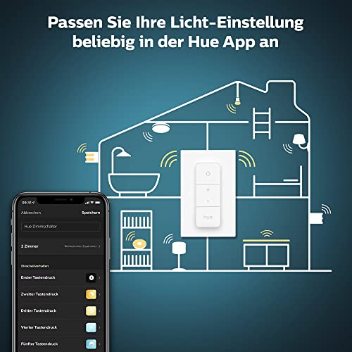 Philips Hue wireless dimming switch, convenient dimming without installation - EDV-Guru (Guru e.U.)