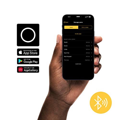 Nuki Fob, abridor de porta elétrico, trava com o toque de um botão, extensão para Nuki Smart Lock, fechadura eletrônica, abridor de porta automático, chaveiro Bluetooth, Nuki Smart Home - EDV-Guru (Guru e.U.)