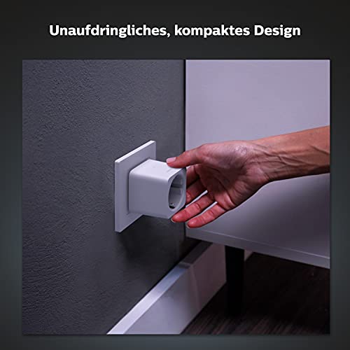 Philips Hue Smart Plug, Smart Socket, Tugma sa Amazon Alexa (Echo, Echo Dot), White - Edv -Guru (Guru E.U.)