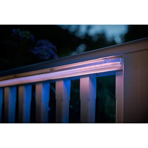 Philips Hue Wit & Col. Amb. Outdoor Lightstrip 5m, 1650 lm, dimbaar, 16 miljoen kleuren, bestuurbaar via app, compatibel met Amazon Alexa (Echo, Echo Dot) - EDV-Guru (Guru e.U.)