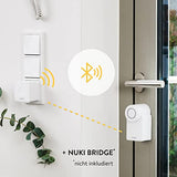 Nuki Smart Lock 3.0, smart door lock for keyless access without conversion, retrofittable electronic door lock, AV-TEST certified, white - EDV-Guru (Guru e.U.)
