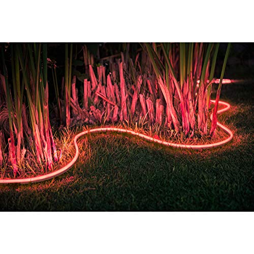 Philips Hue Wit & Col. Amb. Outdoor Lightstrip 5m, 1650 lm, dimbaar, 16 miljoen kleuren, bestuurbaar via app, compatibel met Amazon Alexa (Echo, Echo Dot) - EDV-Guru (Guru e.U.)