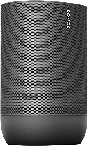 Έξυπνο ηχείο Sonos Move (αδιάβροχο ηχείο WiFi και Bluetooth με φωνητικό έλεγχο Alexa, Google Assistant και AirPlay 2 - ασύρματο εξωτερικό μουσικό κουτί με μπαταρία για ροή μουσικής) μαύρο - EDV-Guru (Guru e.U.)