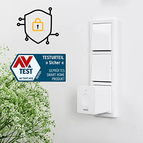 Nuki Bridge, WLAN Bridge, Smart Lock & Opener용 확장, WLAN 연결 가능, Smart Lock 원격 잠금, Smart Lock용 확장, Alexa, HomeKit, Google, 흰색 - EDV-Guru (Guru e.U.)