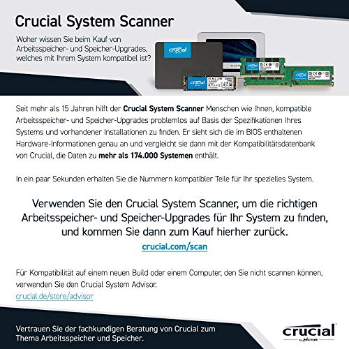 Crucial RAM CT2K16G4SFD8266 32GB (2x16GB) DDR4 2666MHz CL19 Laptop Arbeitsspeicher Kit - EDV-Guru (Guru e.U.)