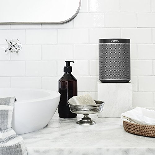 Sonos Play:1 Smart Speaker (altoparlante WLAN compatto e potente per streaming musicale illimitato - altoparlante multiroom resistente all'umidità) nero - EDV-Guru (Guru e.U.)