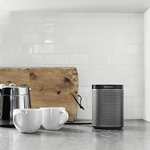 Sonos Play:1 Smart Speaker (altoparlante WLAN compatto e potente per streaming musicale illimitato - altoparlante multiroom resistente all'umidità) nero - EDV-Guru (Guru e.U.)
