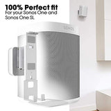 Vogels SOUND 4201 扬声器壁挂支架，适用于 Sonos One (SL) 和 Play:1，最大 1 个5 kg，可倾斜 -30°/+30°，旋转最大 70°（左/右），白色，1 个支架 - EDV-Guru（Guru e.U.）