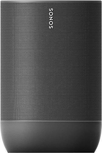 Έξυπνο ηχείο Sonos Move (αδιάβροχο ηχείο WiFi και Bluetooth με φωνητικό έλεγχο Alexa, Google Assistant και AirPlay 2 - ασύρματο εξωτερικό μουσικό κουτί με μπαταρία για ροή μουσικής) μαύρο - EDV-Guru (Guru e.U.)