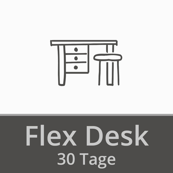 FLEX DESK 30 days | Redeemable for 6 months - EDV-Guru (Guru e.U.)