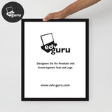 Ingelijste poster op fotopapier Zwart / 16×20