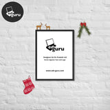 Framed Poster Black / 18×24