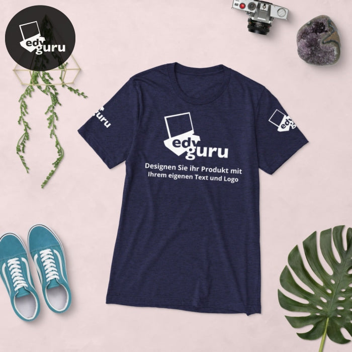 Rövid ujjú póló Navy Triblend / Xs