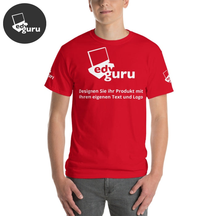 T-shirt a maniche corte rossa / S