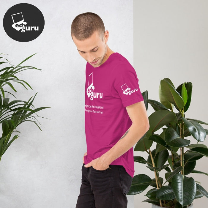 Rövid ujjú unisex póló