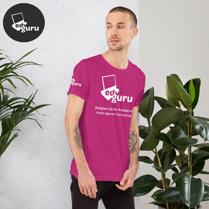Rövid ujjú unisex póló