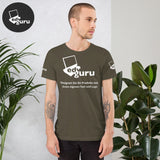 Rövid ujjú unisex póló Army / S