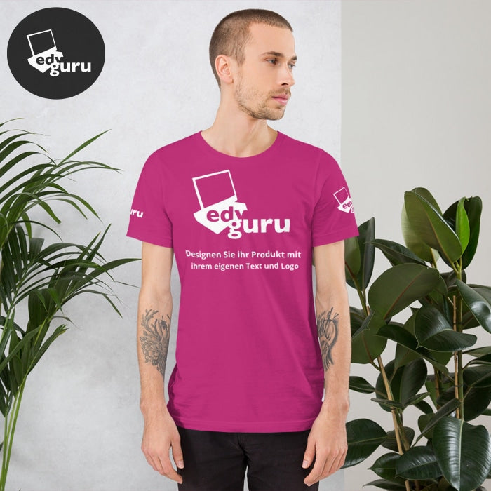 Rövid ujjú unisex bogyós póló / S