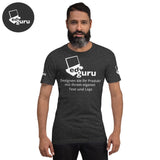 Unisex tričko s krátkým rukávem tmavě šedé vřesové / Xs