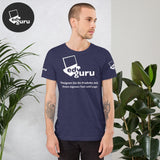 Rövid ujjú uniszex póló Heather Midnight Navy / Xs