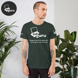 Rövid ujjú unisex póló Heather Forest / S