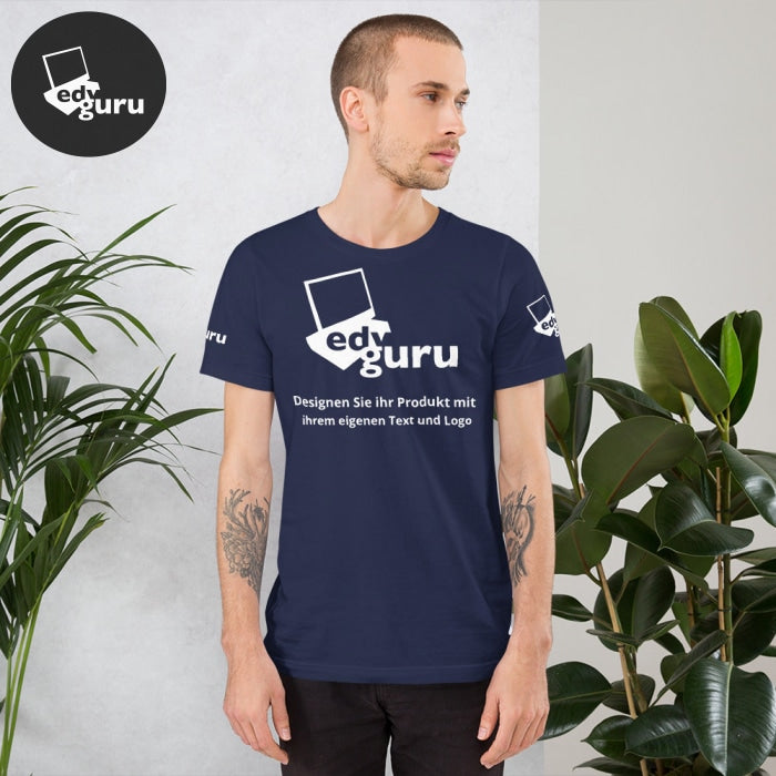 Rövid ujjú uniszex póló Navy / Xs