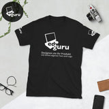 Kurzärmeliges Unisex-T-Shirt Schwarz / S
