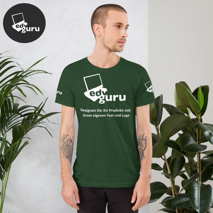 Rövid ujjú unisex póló Forest / S