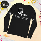 Tricou unisex cu maneca lunga Negru / Xs