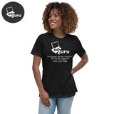 Camiseta holgada mujer negro / S