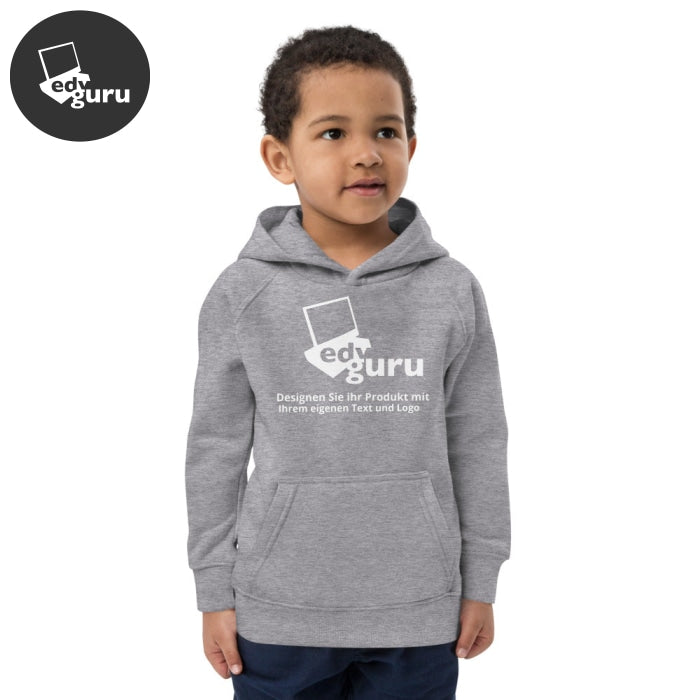 Çocuk Eco Kapüşonlu Üst Gri Melanj / 4Y