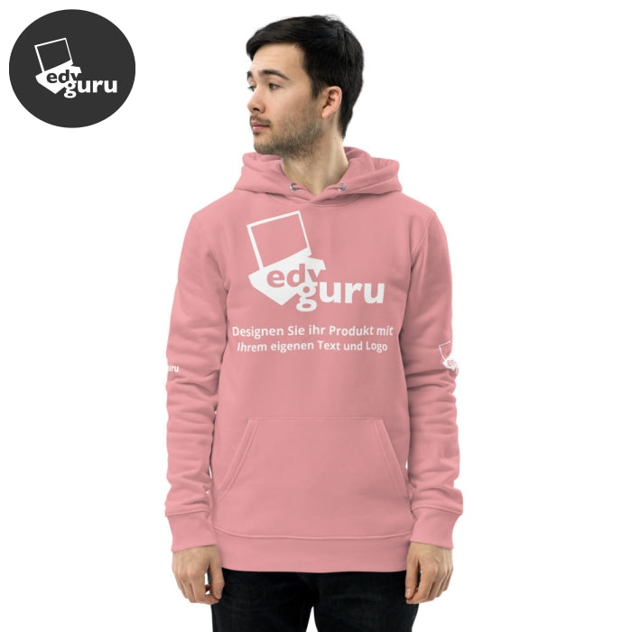 Οικολογικό unisex hoodie Canyon Pink / S