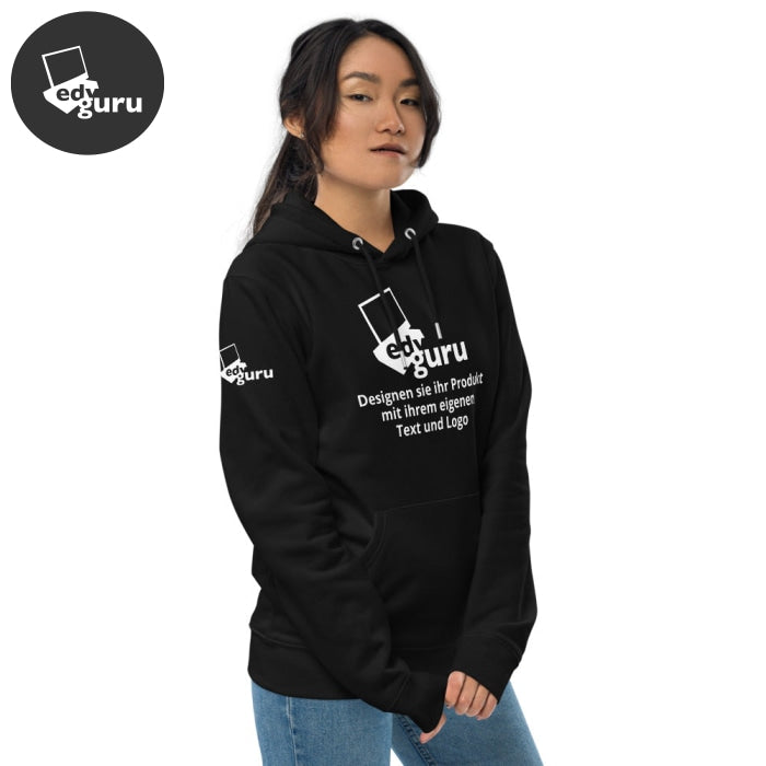 Hanorac ecologic unisex negru/S