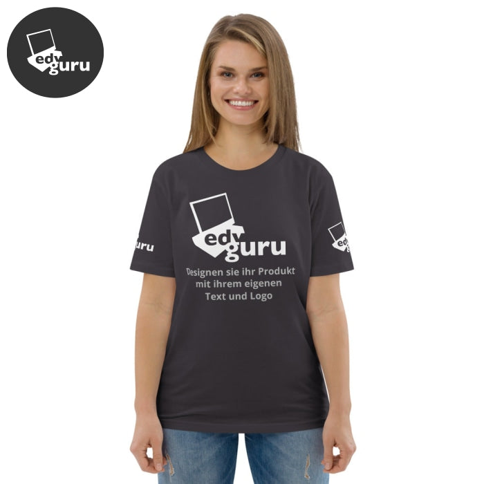 Unisex-Bio-Baumwoll-T-Shirt Anthracite / S