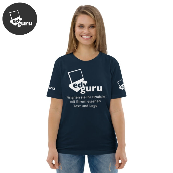 Unisex-Bio-Baumwoll-T-Shirt French Navy / S
