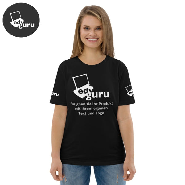 Unisex-Bio-Baumwoll-T-Shirt Schwarz / S